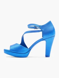 Graceland Pumps-Blauwe Pump Satijn
