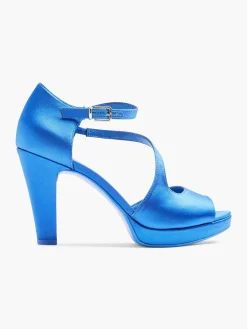 Graceland Pumps-Blauwe Pump Satijn