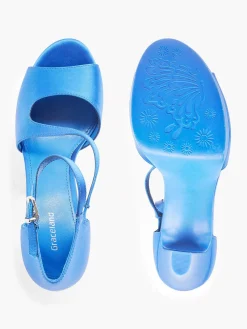 Graceland Pumps-Blauwe Pump Satijn