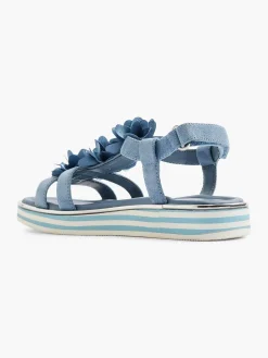 Esprit Jongensschoenen-Blauwe Sandaal Bloemen