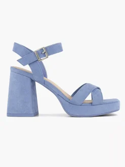 Graceland Sandalen-Blauwe Sandalette