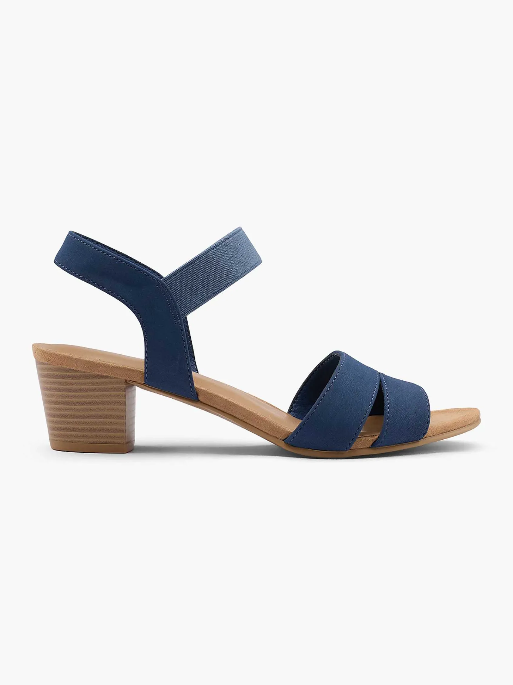 Graceland Sandalen-Blauwe Sandalette