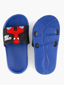 Spiderman Jongensschoenen-Blauwe Slipper