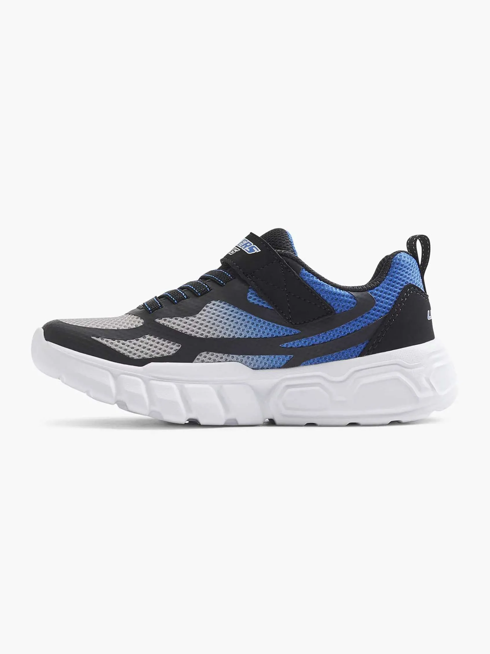 Skechers Jongensschoenen-Blauwe Sneaker Lichtjes