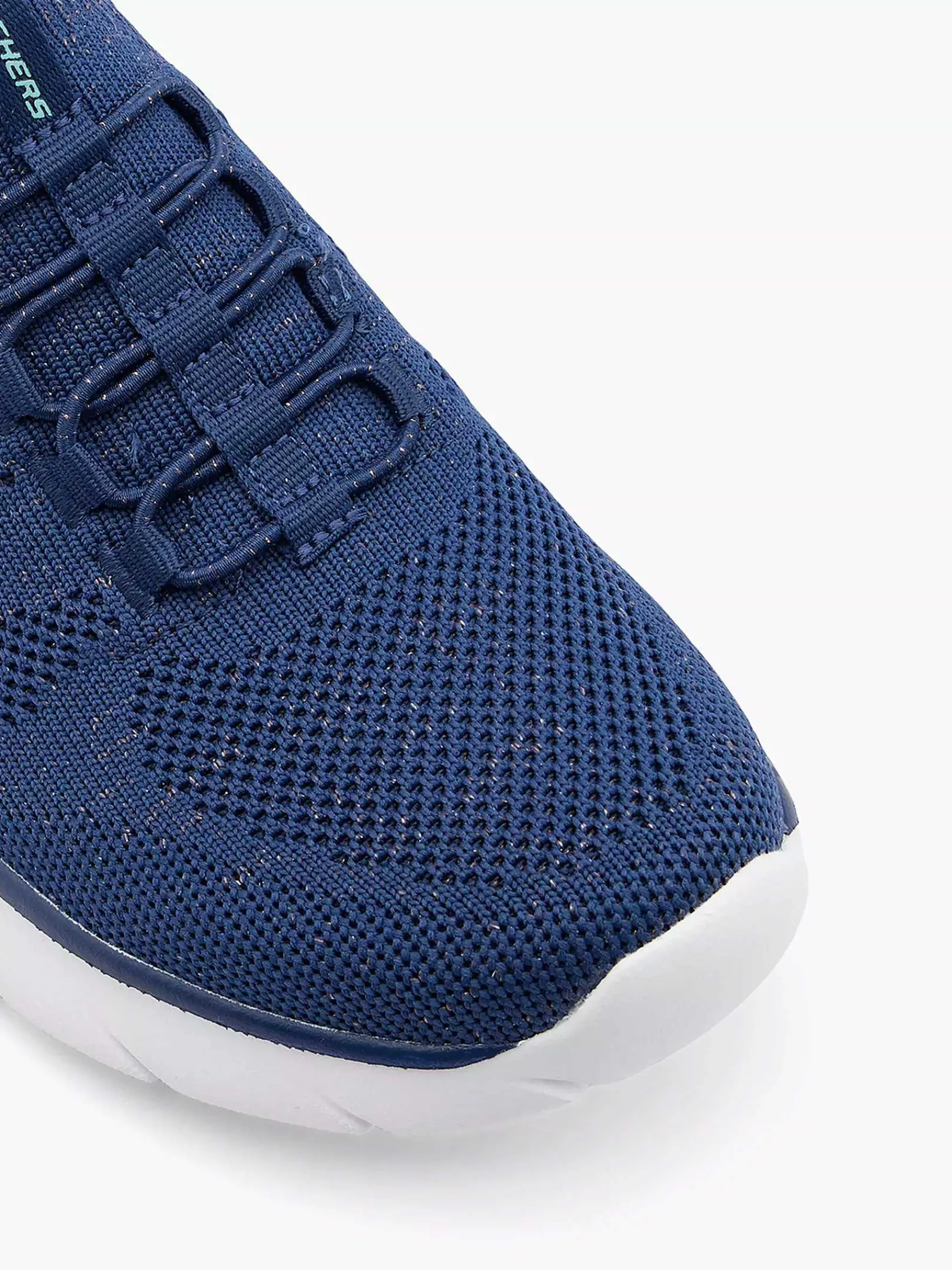 Skechers Sneakers-Blauwe Sneaker Swift Fit - Hands Free Memory Foam