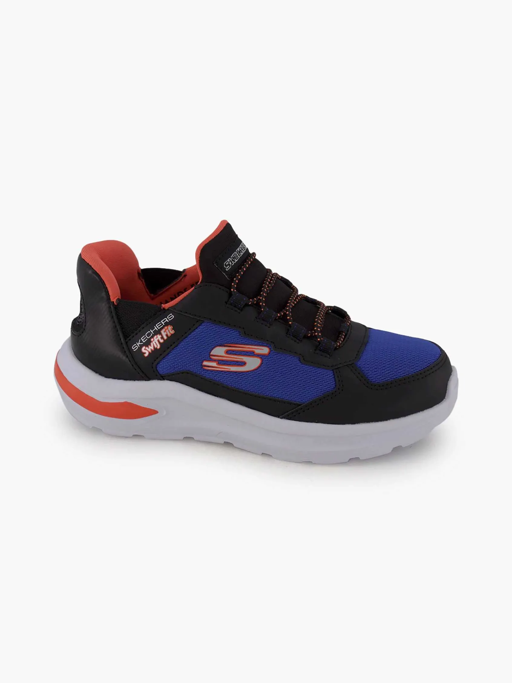Skechers Jongensschoenen-Blauwe Sneaker Swift Fit - Hands Free