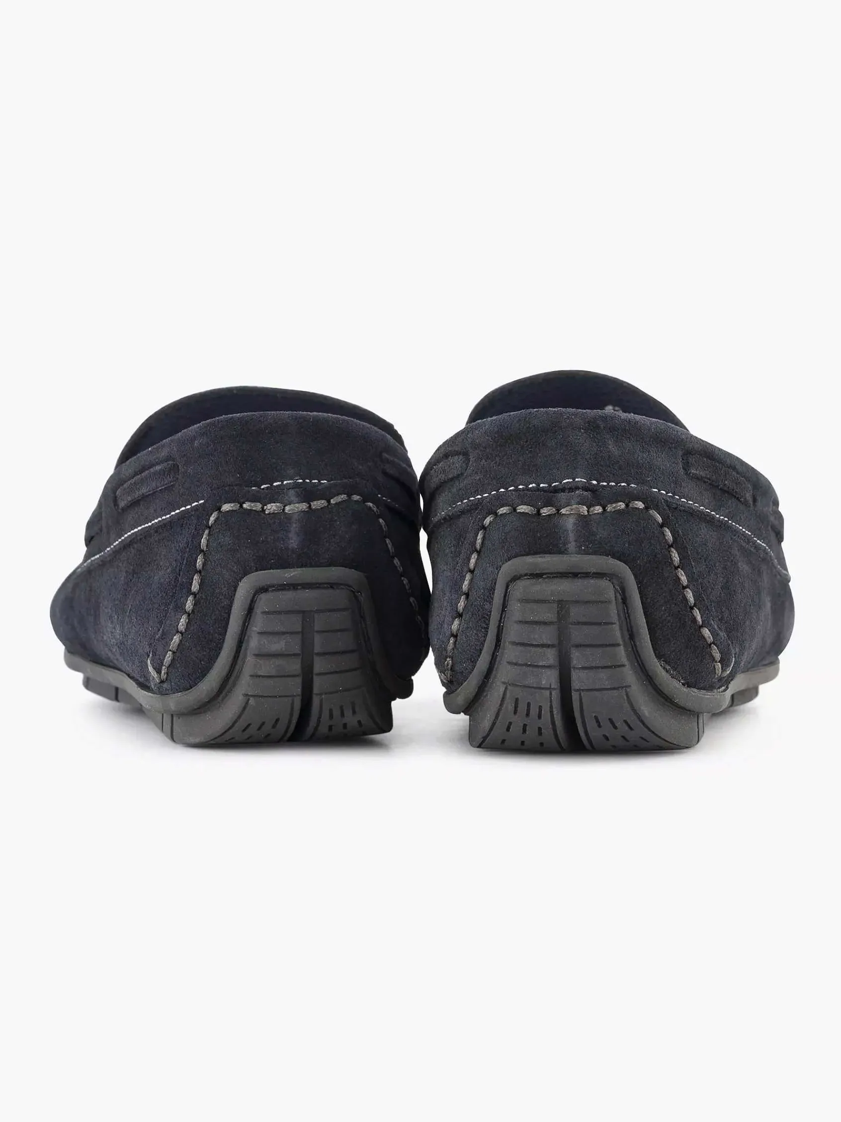 Easy Street Instappers-Blauwe Suede Comfort Instapper