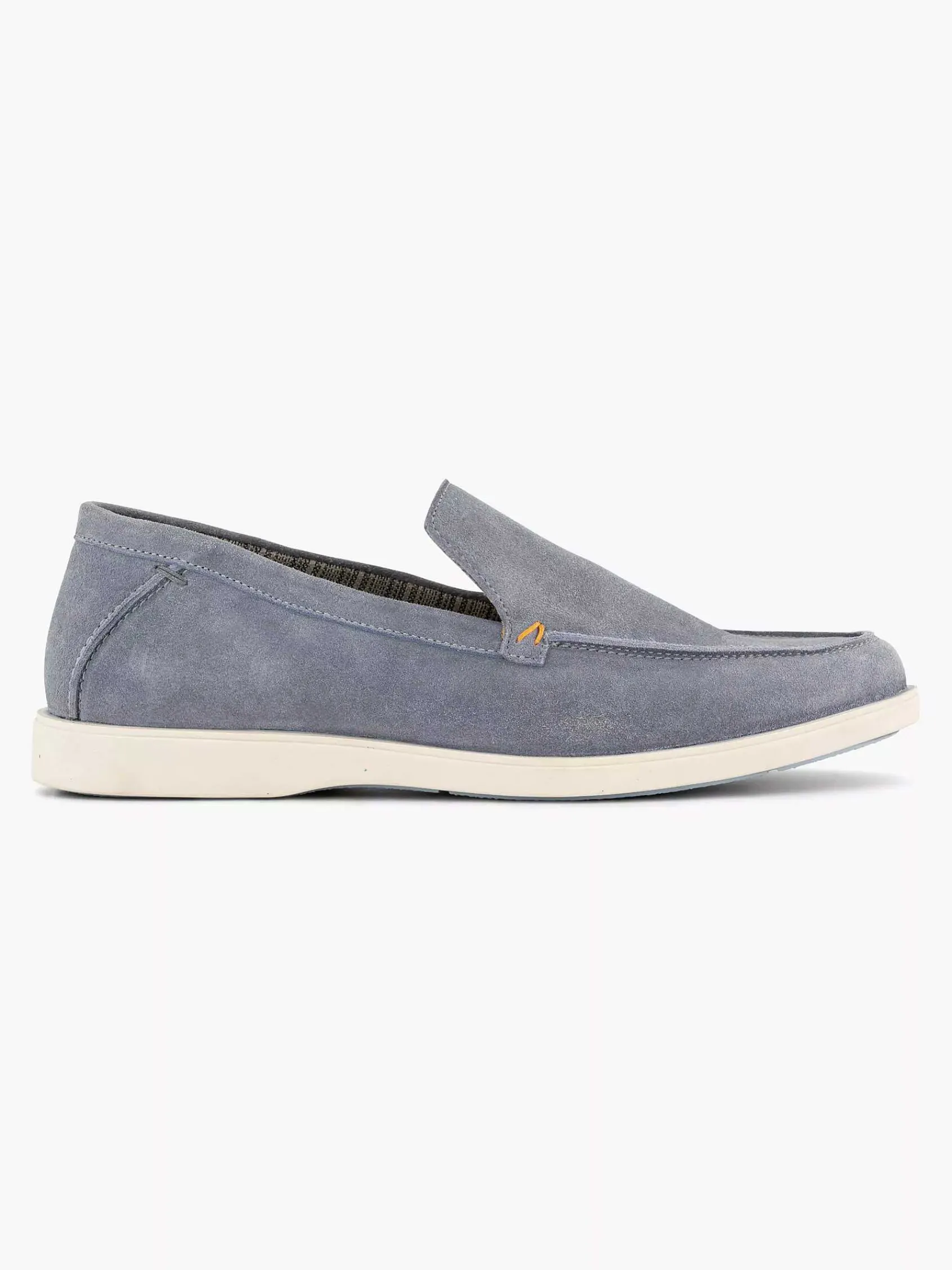 Memphis One Instappers-Blauwe Suede Loafer