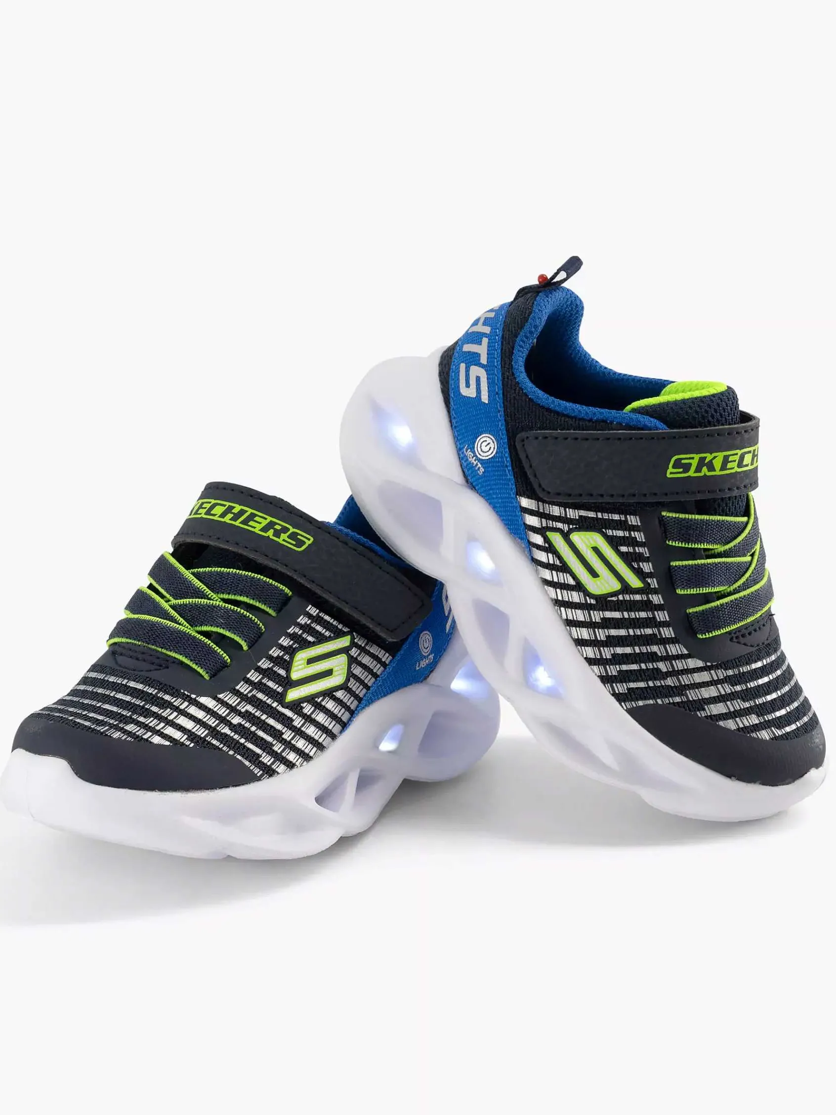 Skechers Jongensschoenen-Blauwe Twisty Brights - Novlo