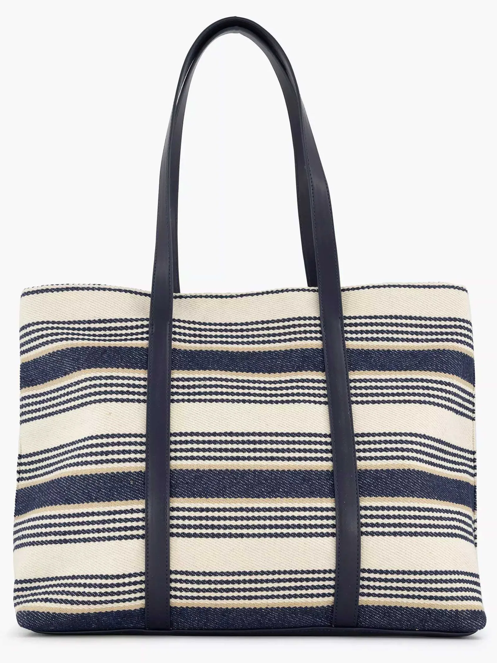 Graceland Online Exclusive Accessoires-Blauw/ Witte Strandtas
