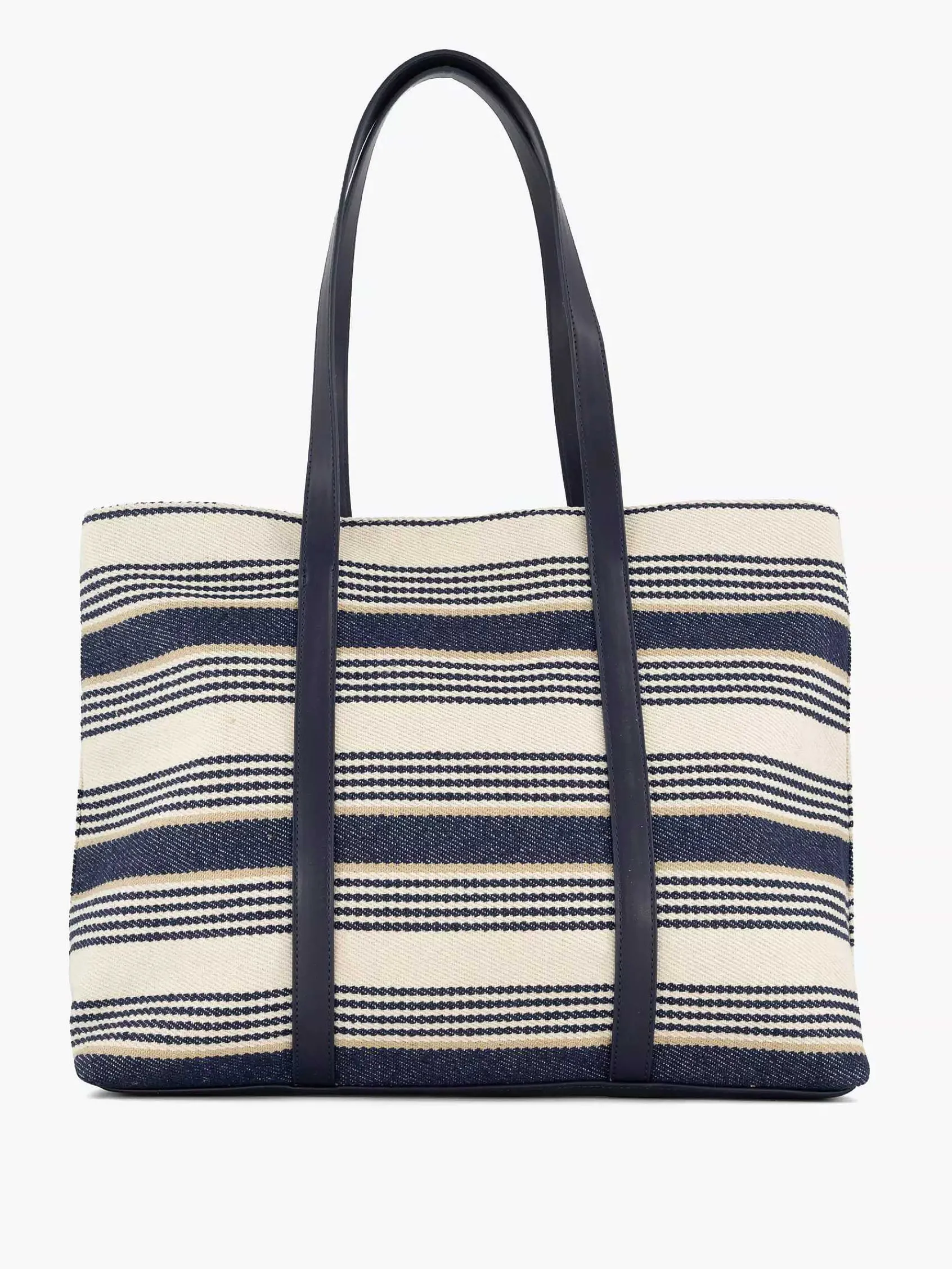 Graceland Online Exclusive Accessoires-Blauw/ Witte Strandtas
