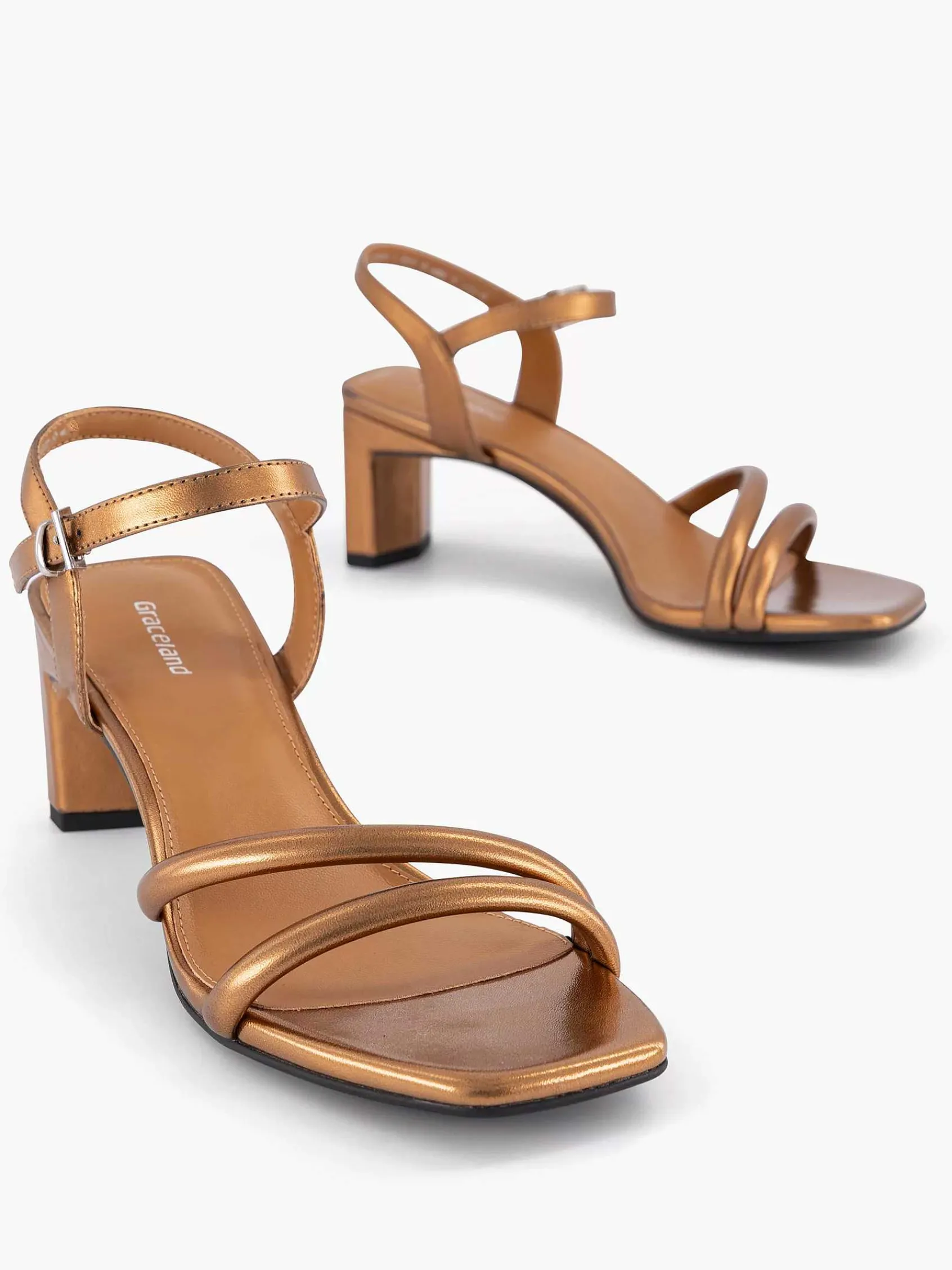 Graceland Sandalen-Bronze Sandalette