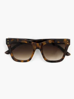 Graceland Online Exclusive Accessoires-Bruine Cat Eye Zonnebril Print