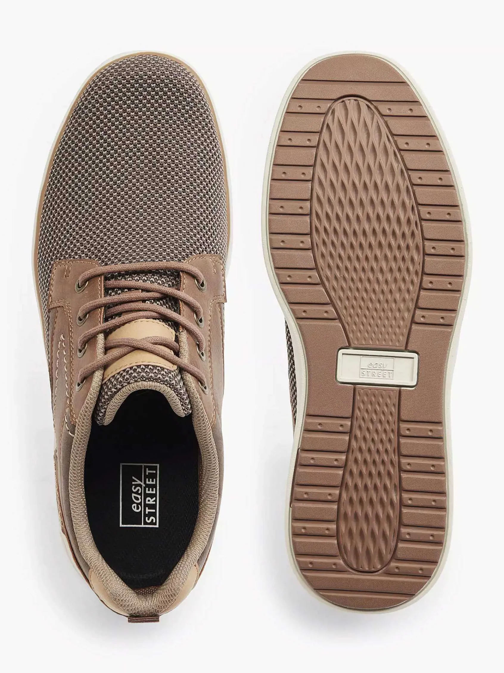 Easy Street Sneakers-Bruine Comfort Sneaker