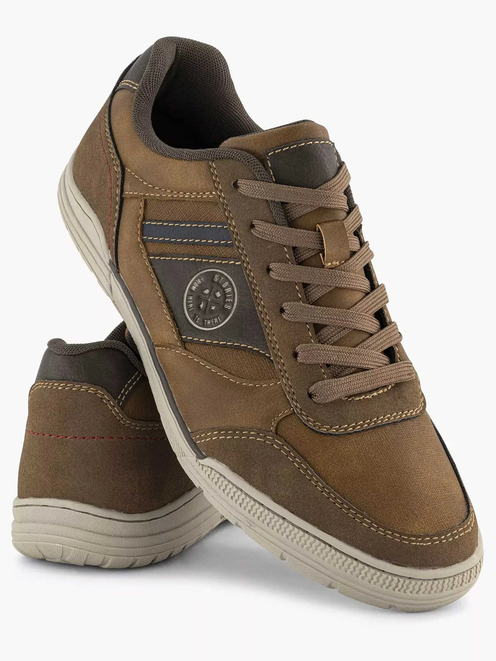 Easy Street Sneakers-Bruine Comfort Sneaker