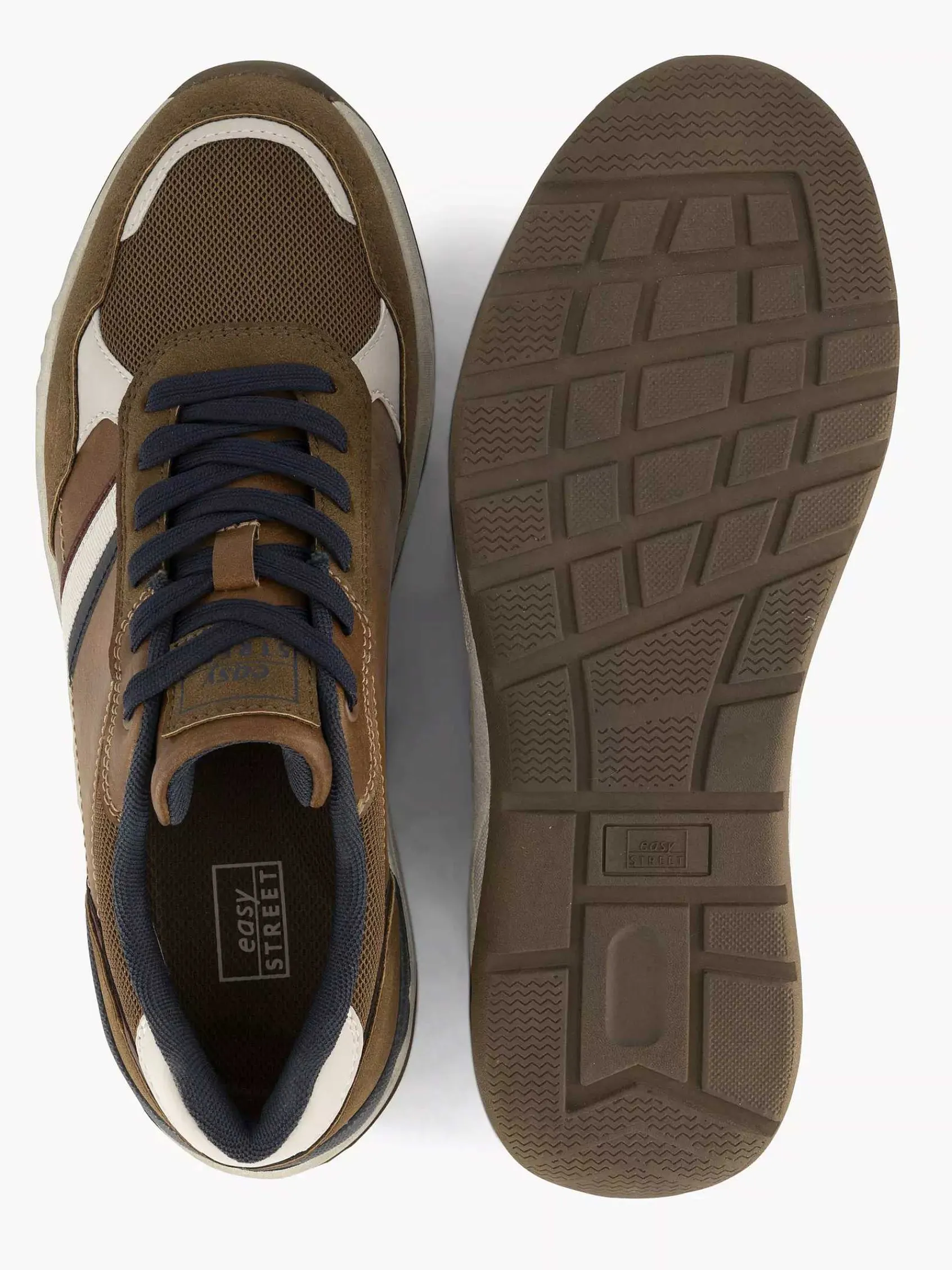 Easy Street Sneakers-Bruine Comfort Sneaker
