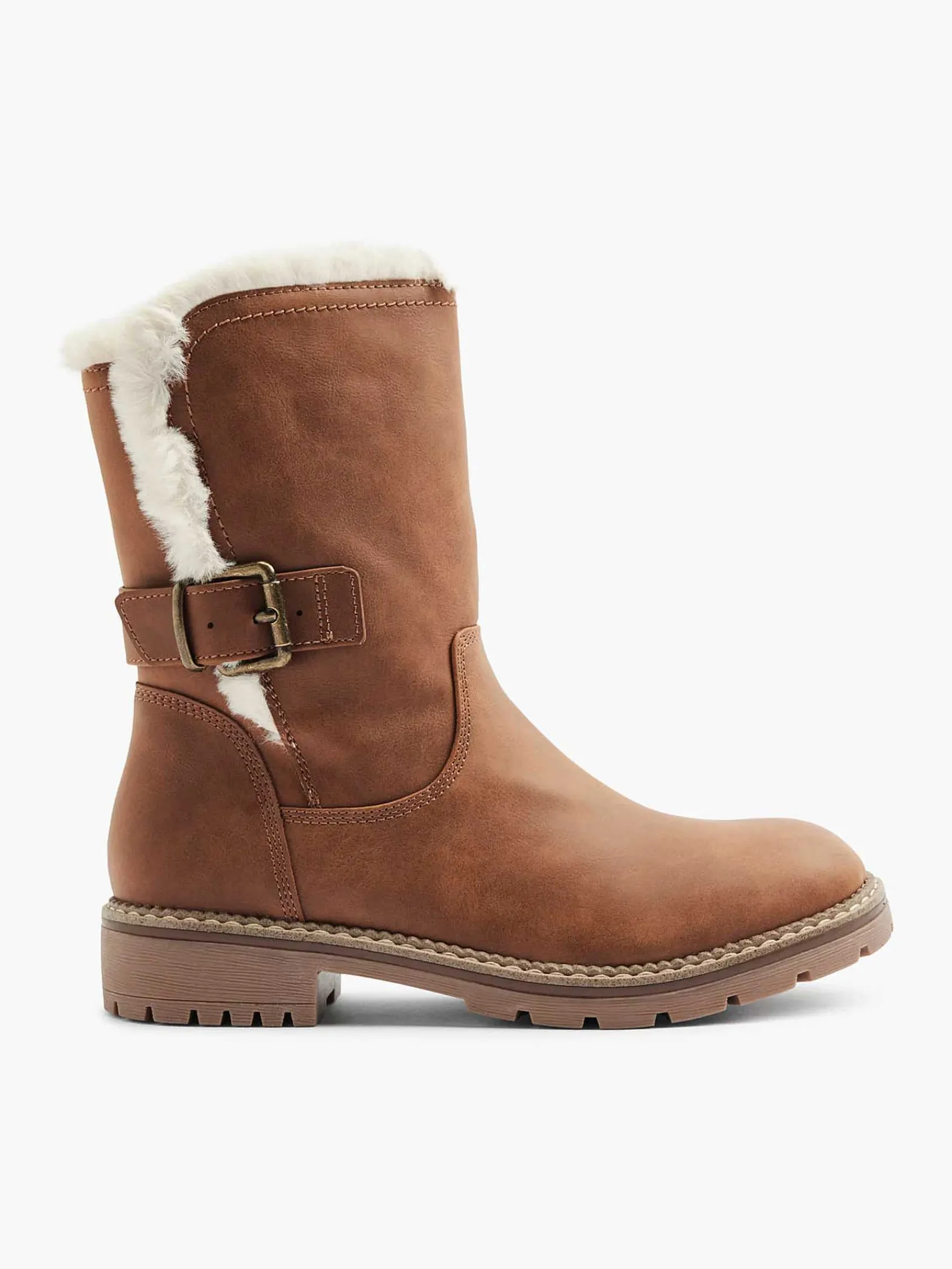 Landrover Enkellaarzen & Boots-Bruine Enkelboot Gevoerd
