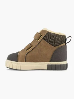 Vty Jongensschoenen-Bruine Hoge Sneaker