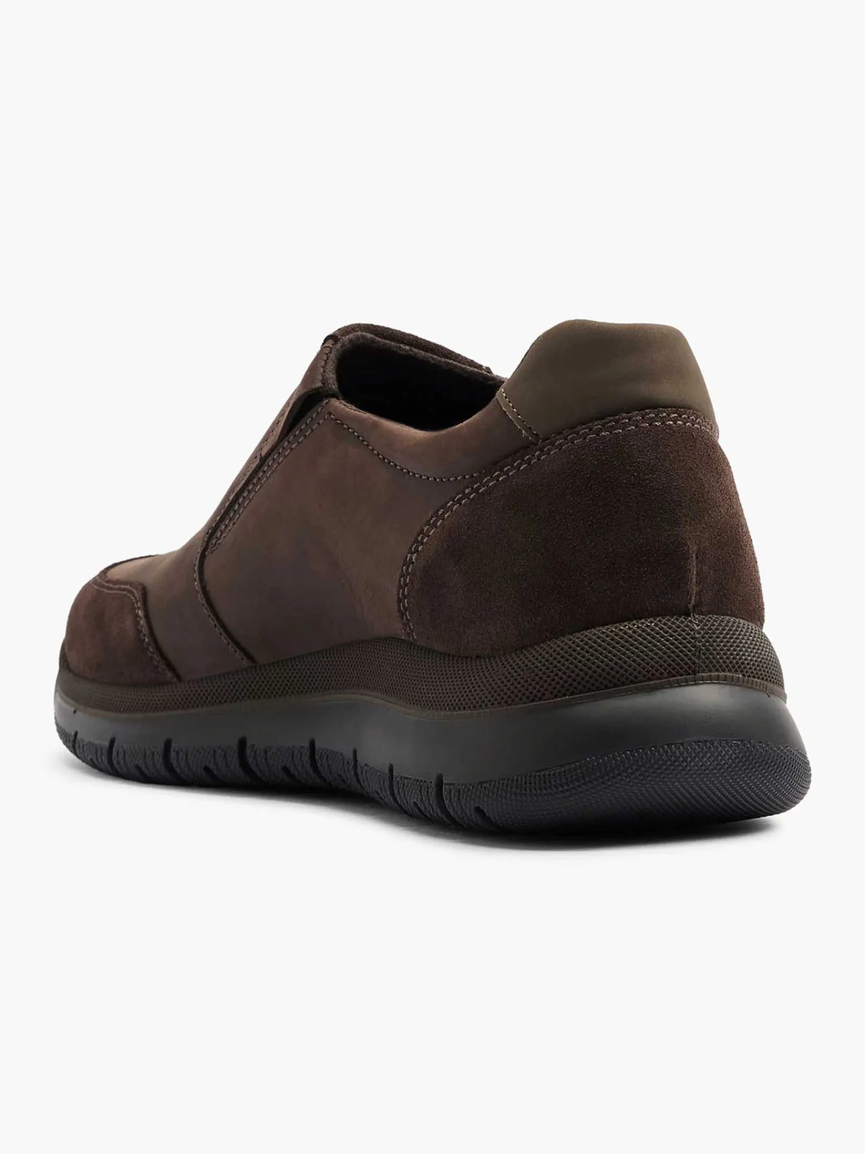 Gallus Geklede Schoenen-Bruine Leren Instapper