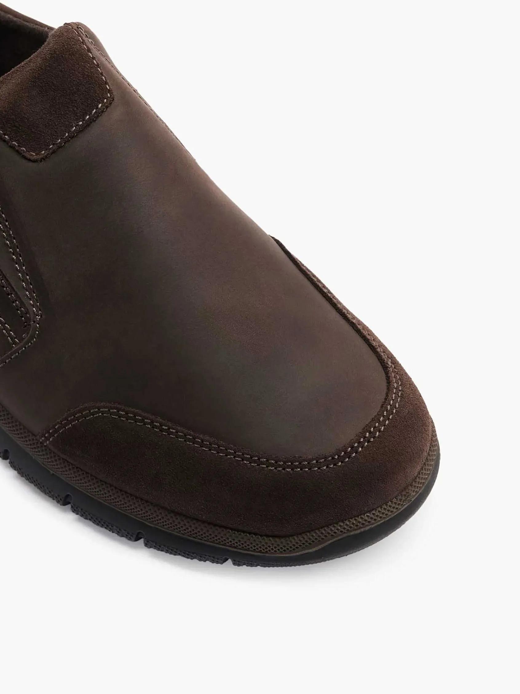Gallus Geklede Schoenen-Bruine Leren Instapper