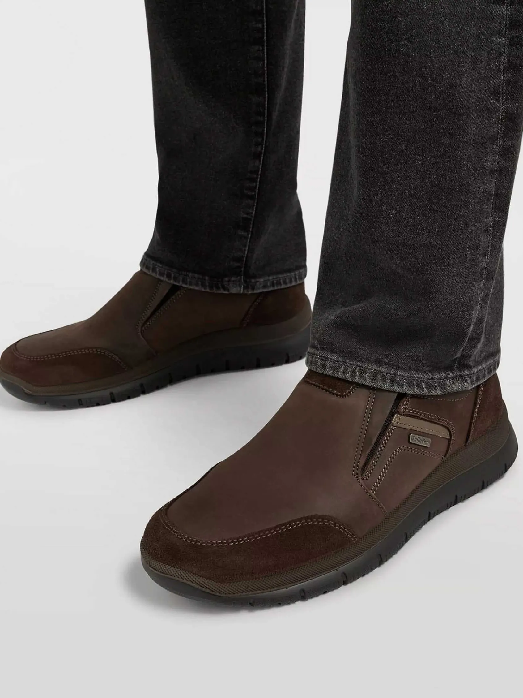 Gallus Geklede Schoenen-Bruine Leren Instapper