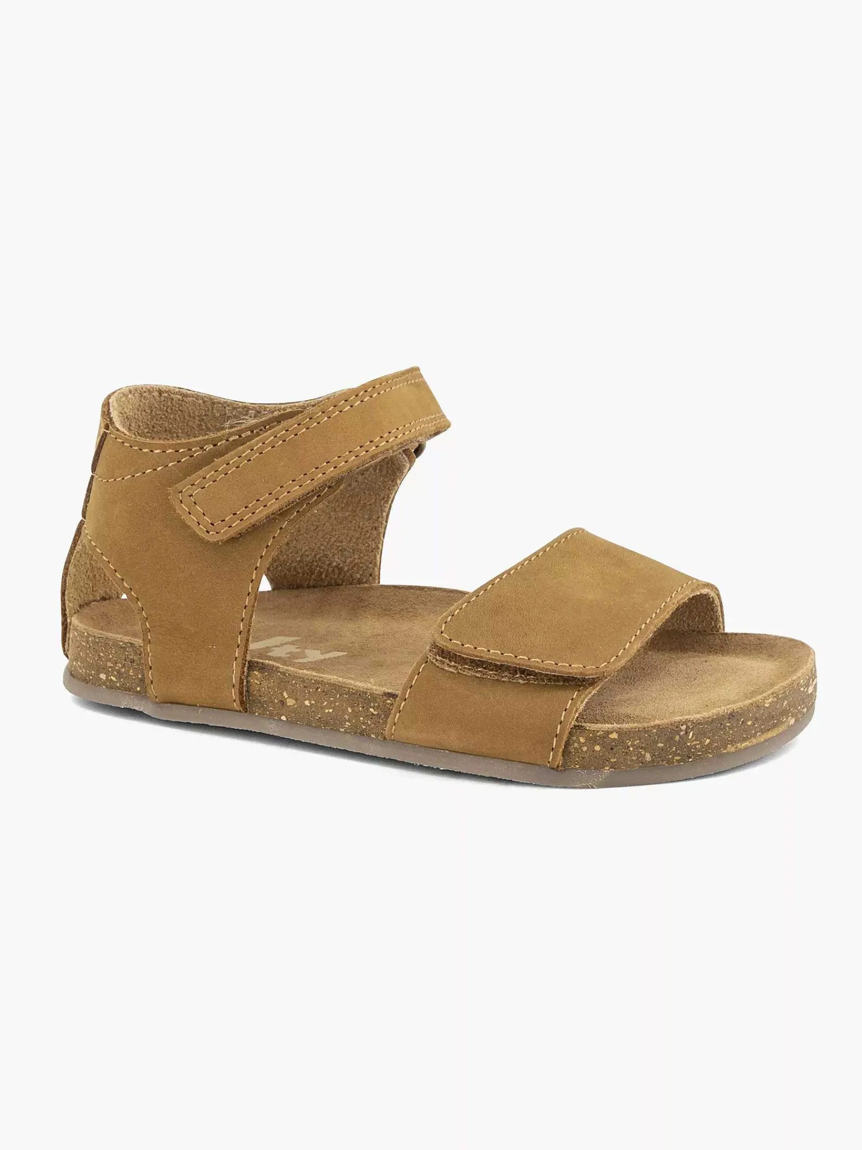 Vty Jongensschoenen-Bruine Leren Sandaal