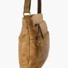 5th Avenue Online Exclusive Accessoires-Bruine Leren Schoudertas