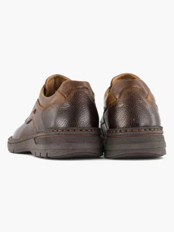 Gallus Geklede Schoenen-Bruine Leren Veterschoen