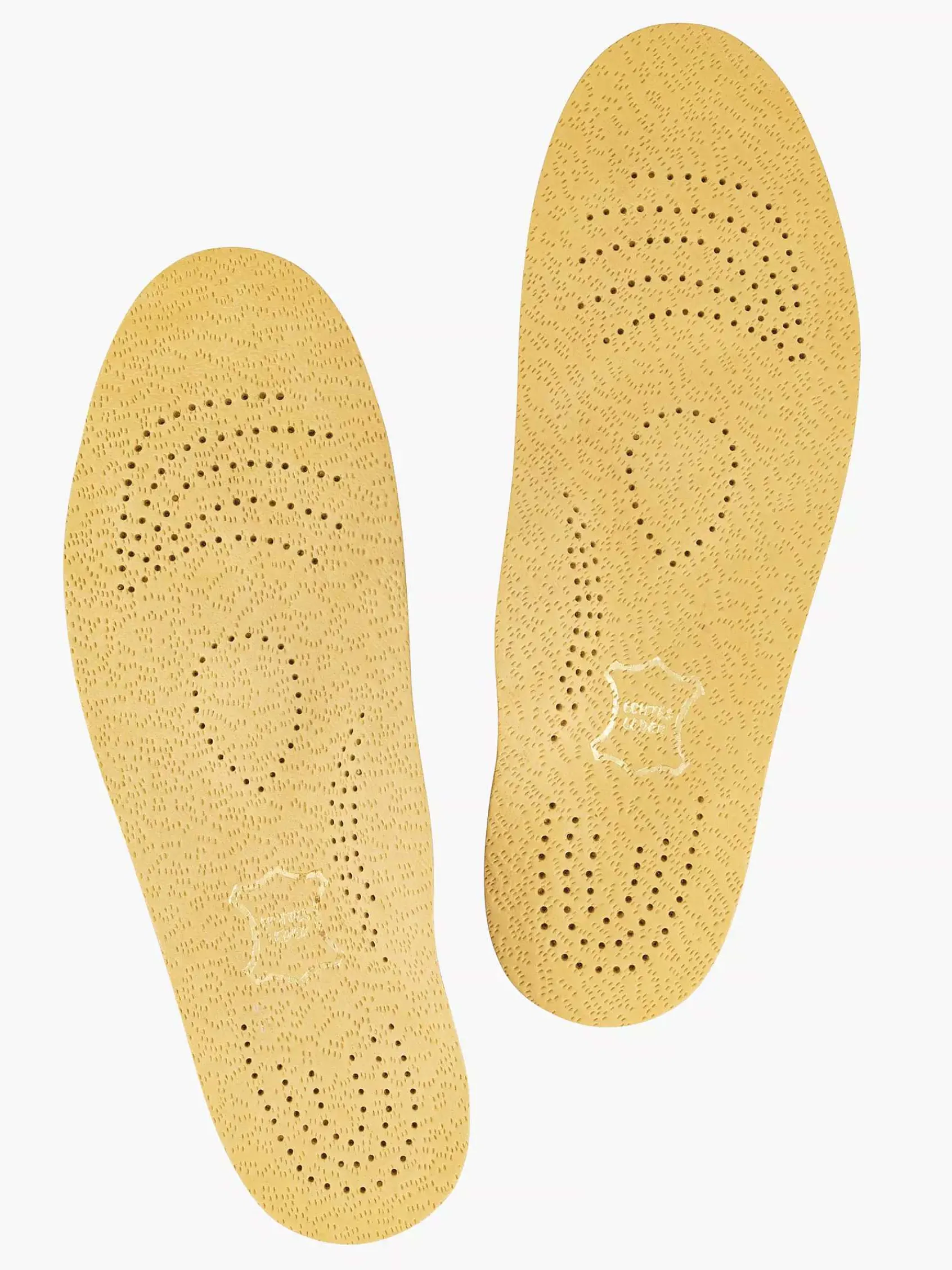 vanHaren Jongensschoenen-Bruine Leren Voetbed Zool 37-38