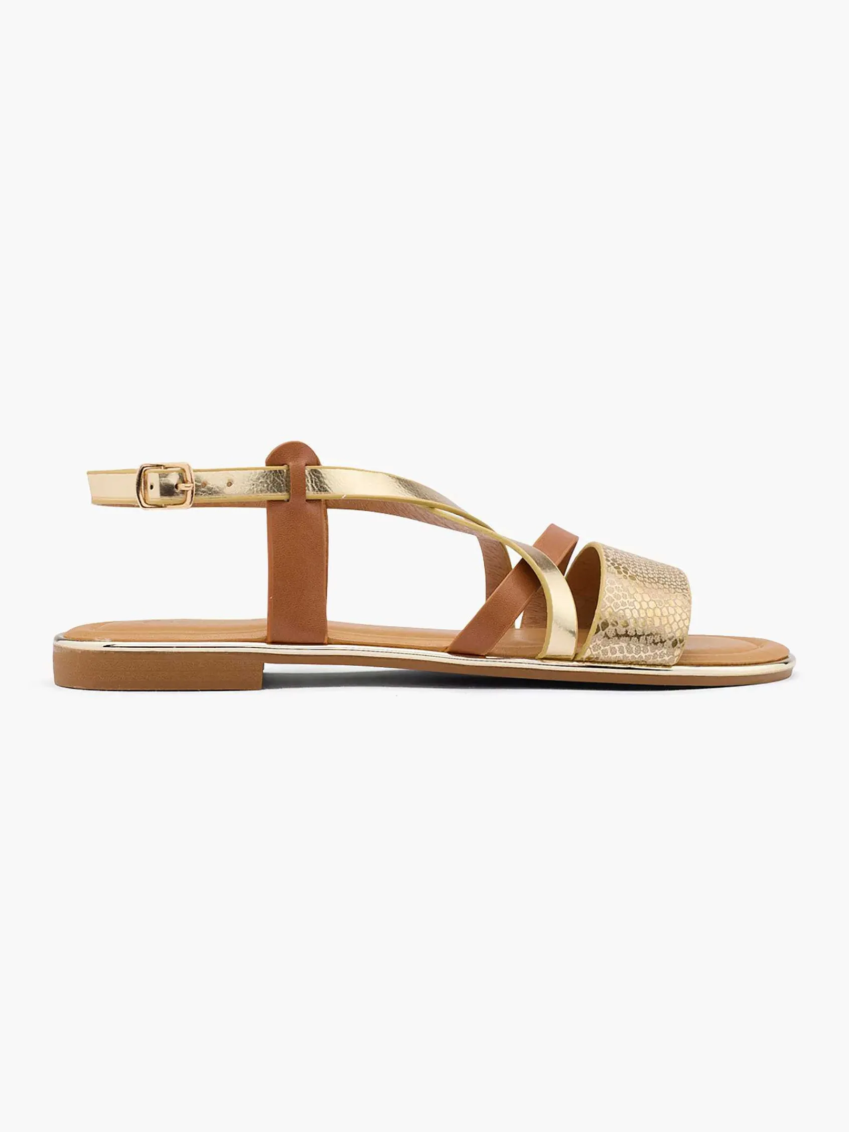 Graceland Sandalen-Bruine Sandaal