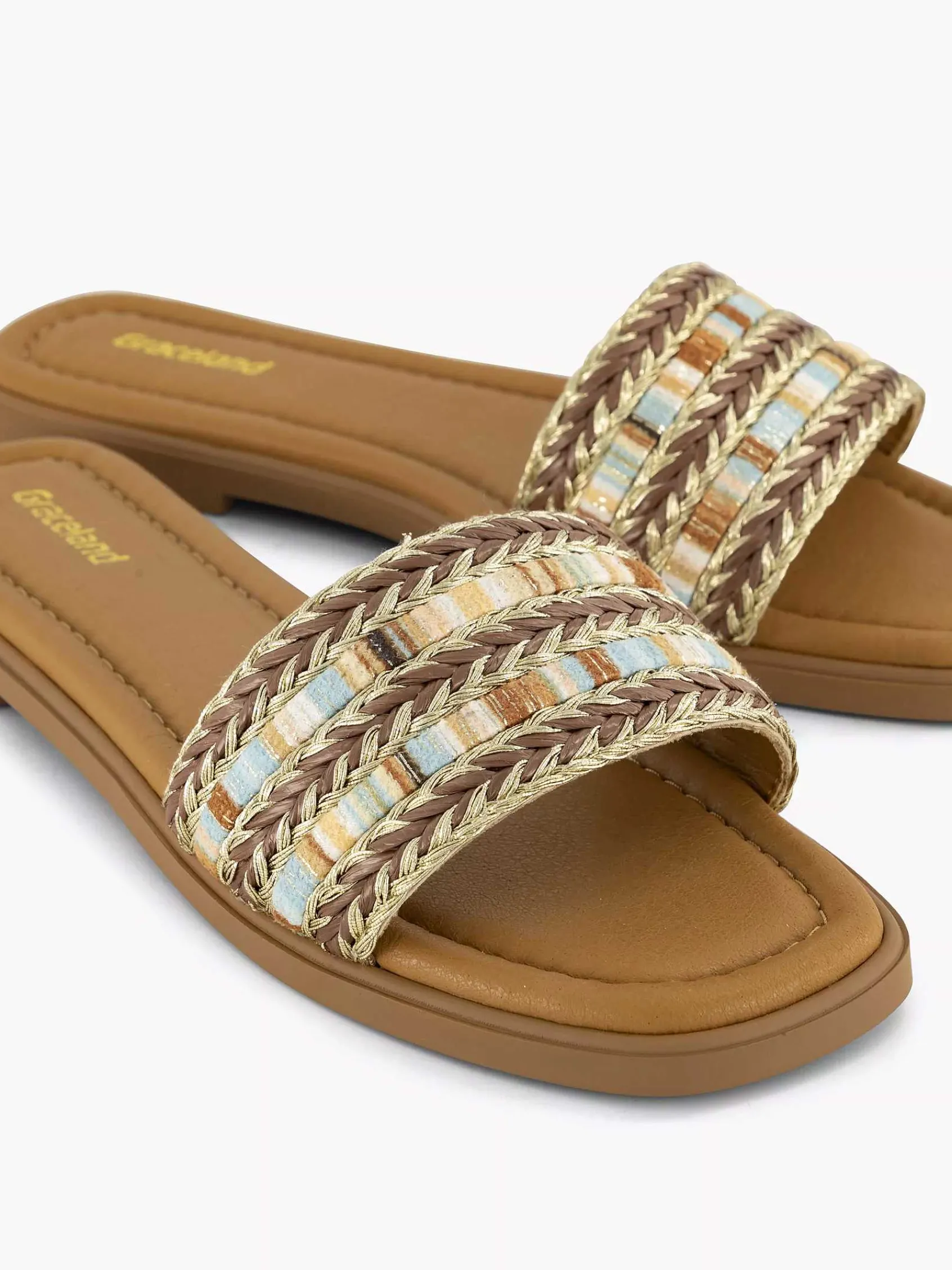 Graceland Slippers-Bruine Slipper