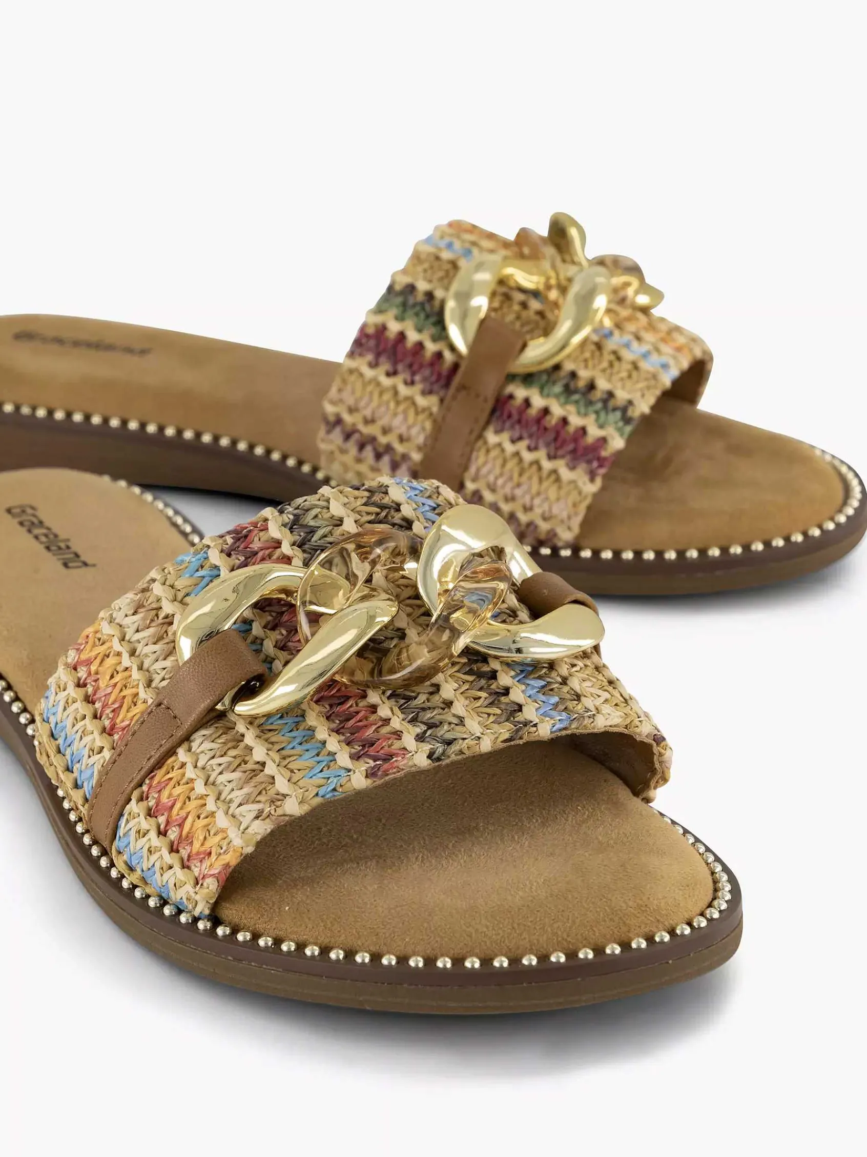 Graceland Slippers-Bruine Slipper