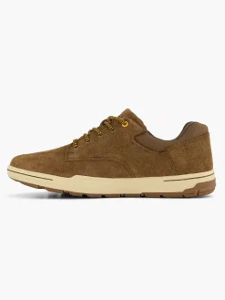 Caterpillar Sneakers-Bruine Suede Sneaker