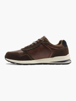 Gallus Sneakers-Bruine Suede Sneaker