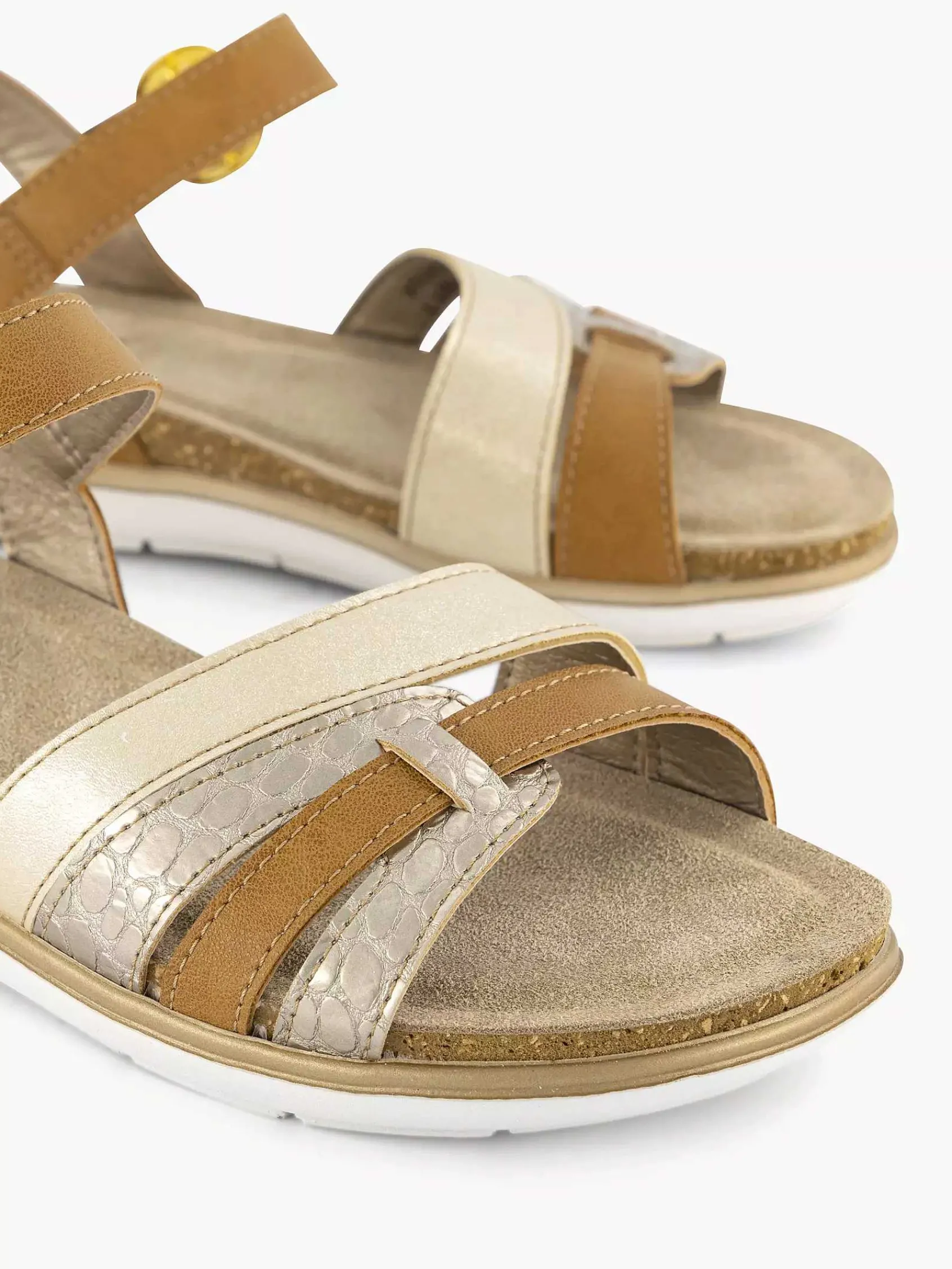Easy Street Sandalen-Camel Sandaal Gespsluiting