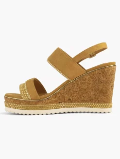 Graceland Sandalen-Camel Sandalette