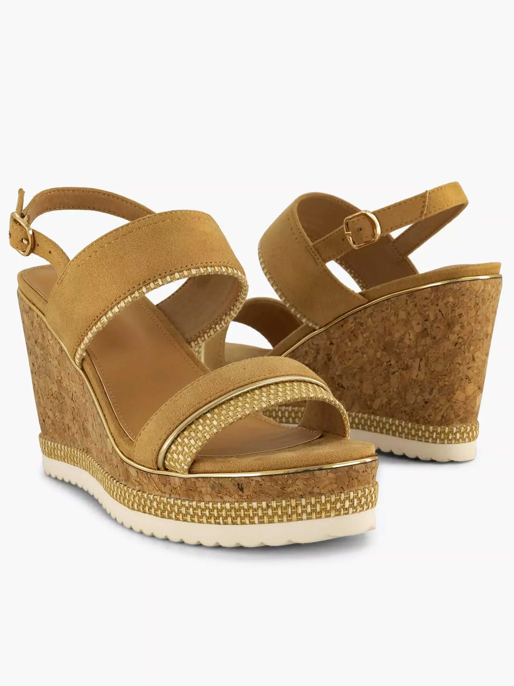 Graceland Sandalen-Camel Sandalette