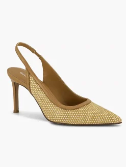 Graceland Pumps-Camel Slingback