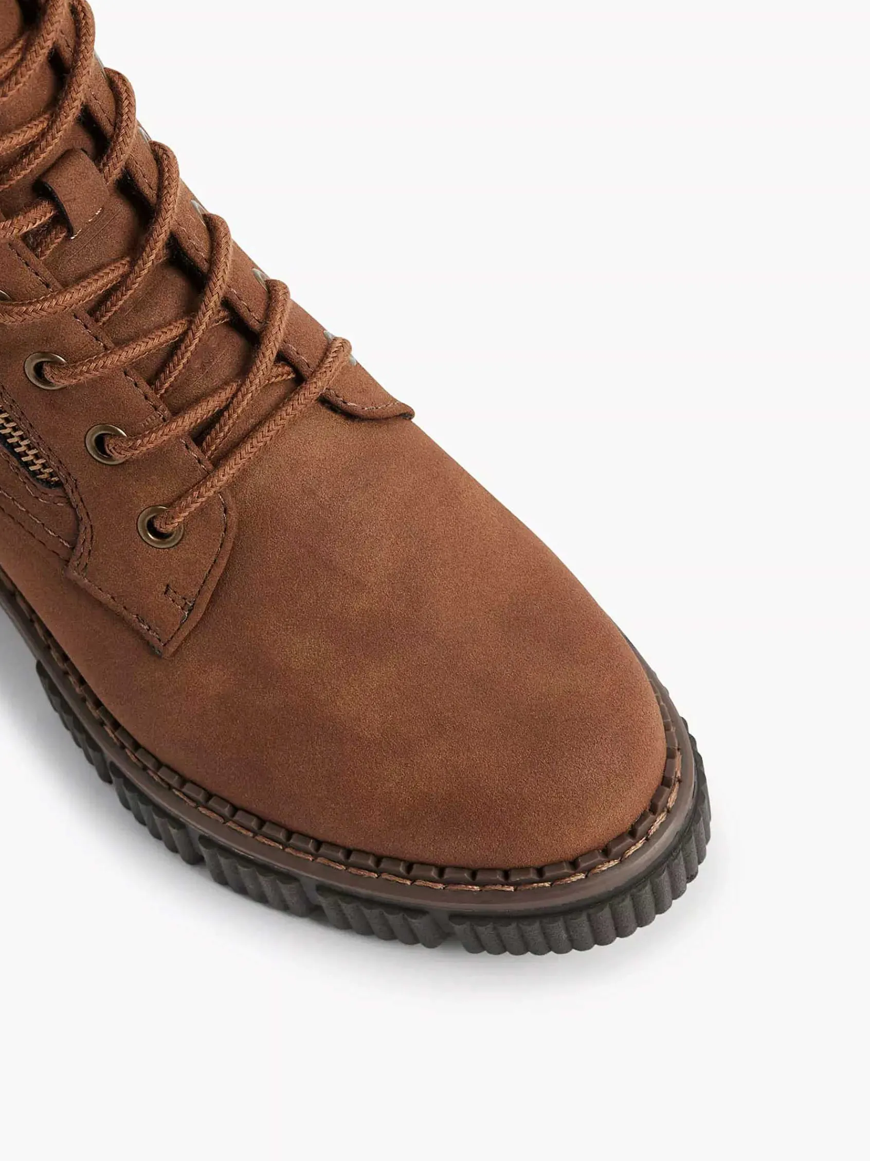 Easy Street Enkellaarzen & Boots-Camel Veterboot