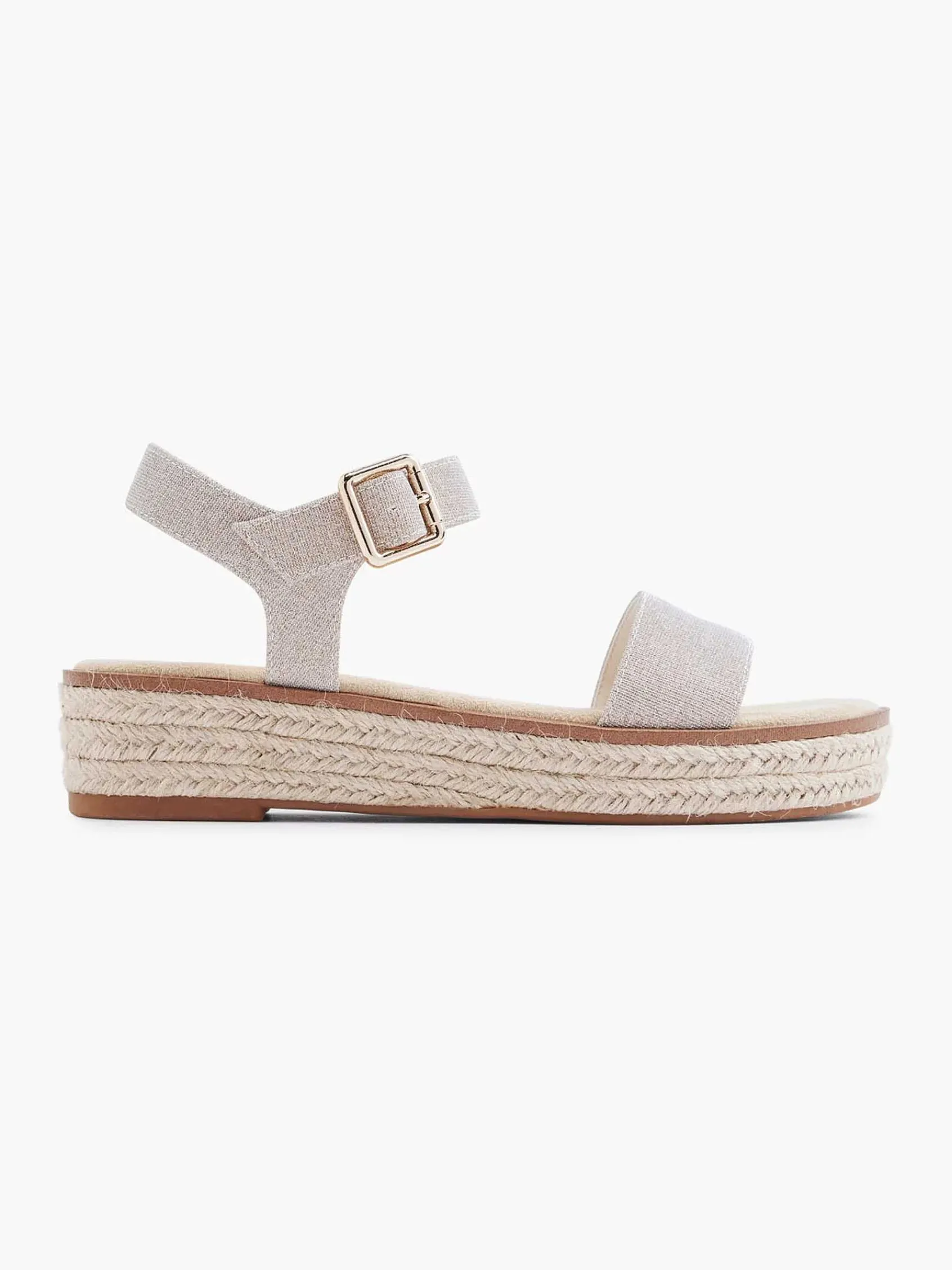 Graceland Sandalen-Champagne Platform Sandaal