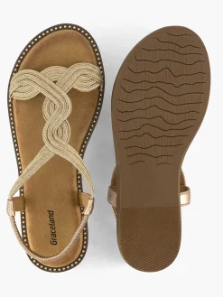 Graceland Sandalen-Champagne Sandaal