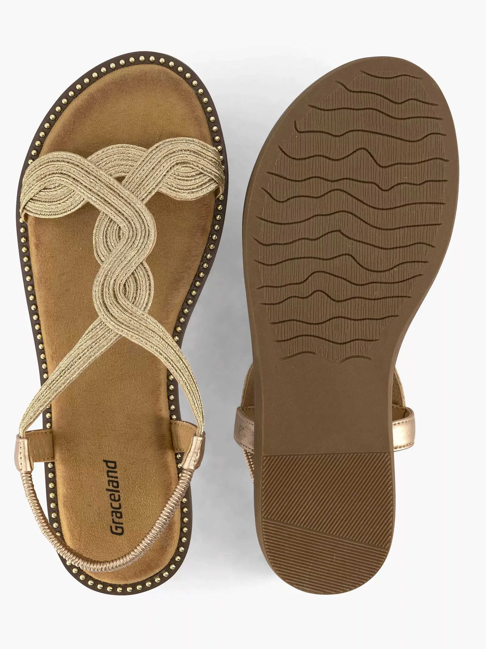 Graceland Sandalen-Champagne Sandaal