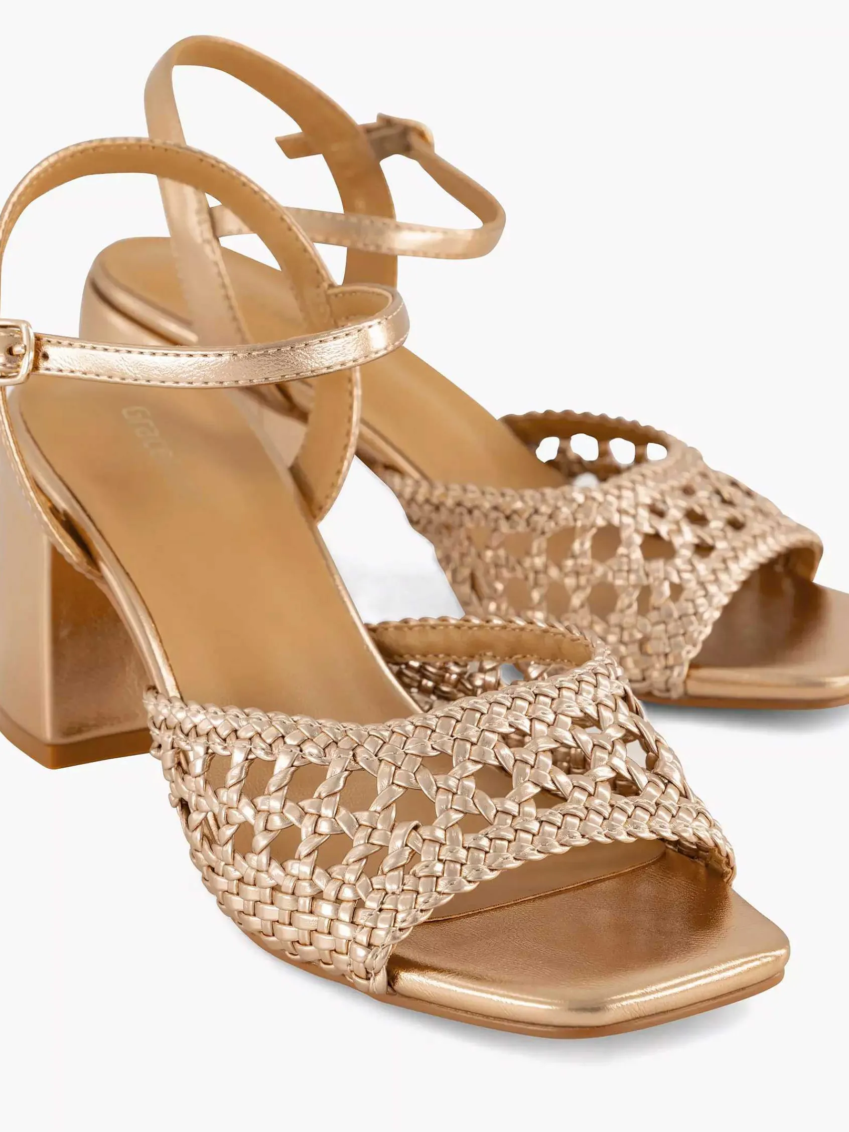 Graceland Sandalen-Champagne Sandalette
