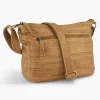 5th Avenue Online Exclusive Accessoires-Cognac Leren Schoudertas
