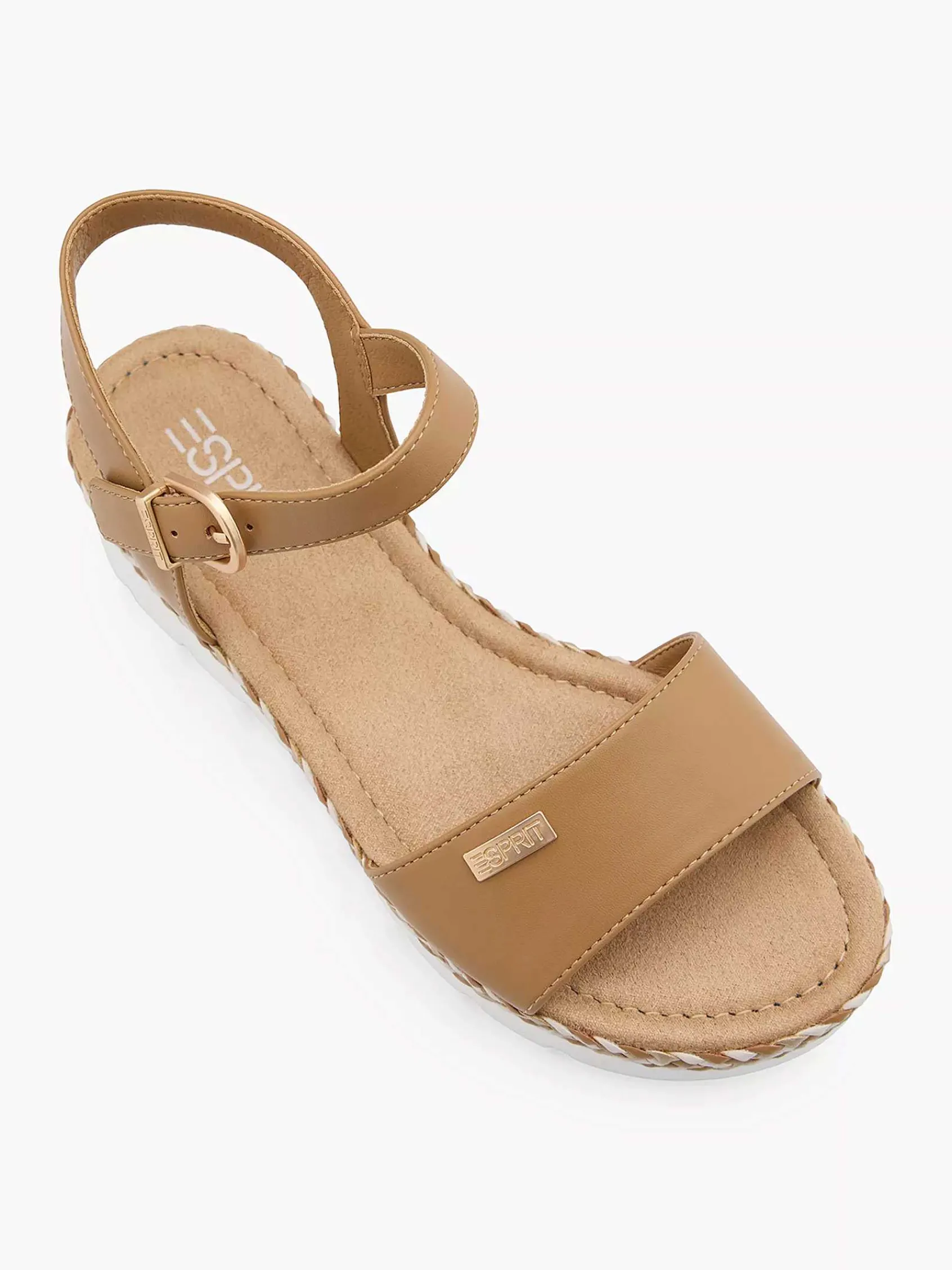 Esprit Sandalen-Cognac Platform Sandaal