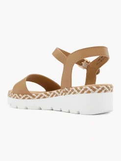 Esprit Sandalen-Cognac Platform Sandaal