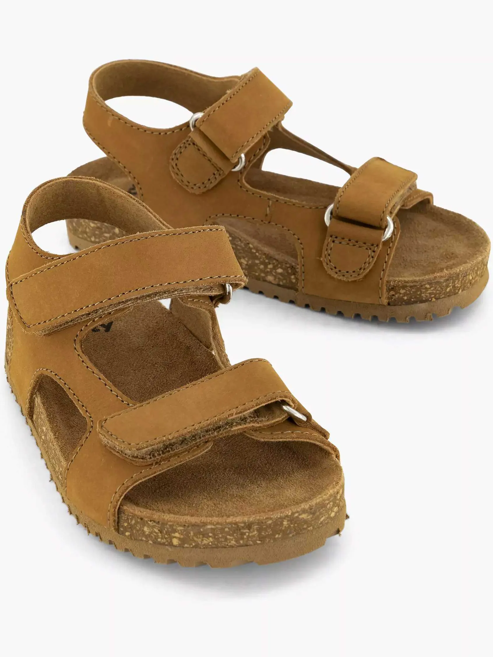 Vty Jongensschoenen-Cognac Sandaal