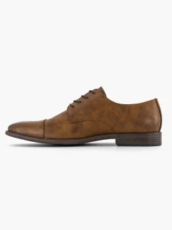 AM SHOE Geklede Schoenen-Cognac Veterschoen