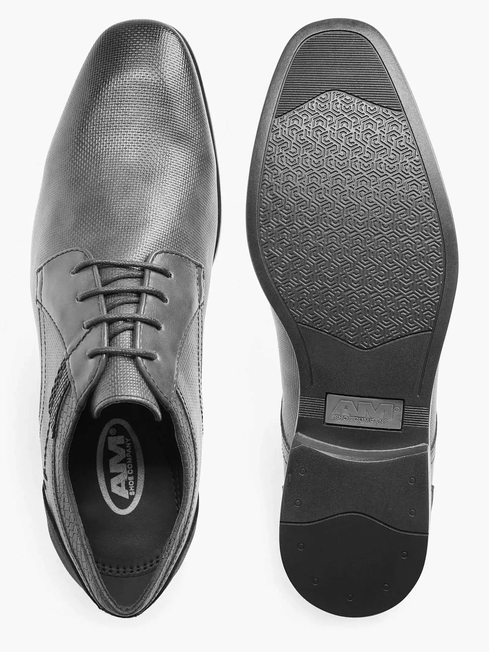 AM SHOE Geklede Schoenen-Cognac Veterschoen