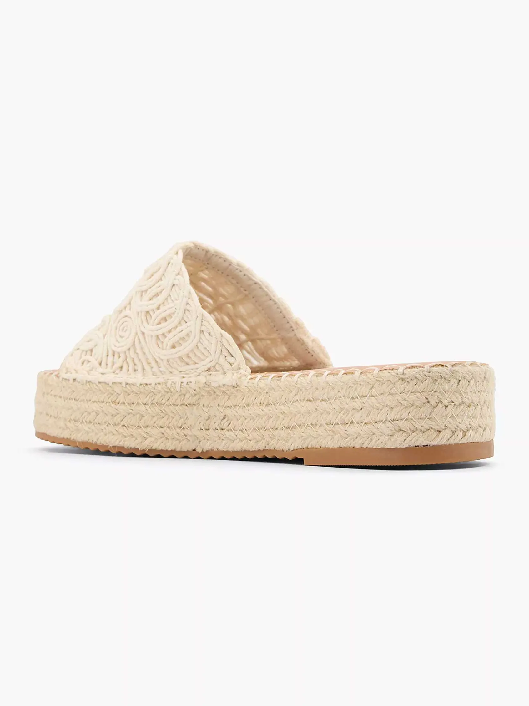 Graceland Slippers-Creme Platform Slipper
